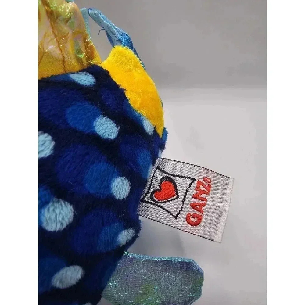 Ganz Webkinz Lil Kinz Blue TriggerFish Stuffed Animal Retired No Code HS526. - Picture 3 of 5